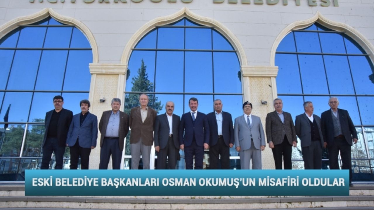 Eski Belediye Başkanları Osman Okumuş’un Misafiri Oldular