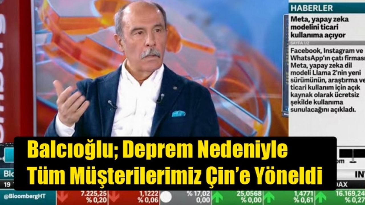 Başkan Balcıoğlu; 142 Ülkeye İhracat Yapıyorduk, Şimdi Pazar Elimizden Gidiyor
