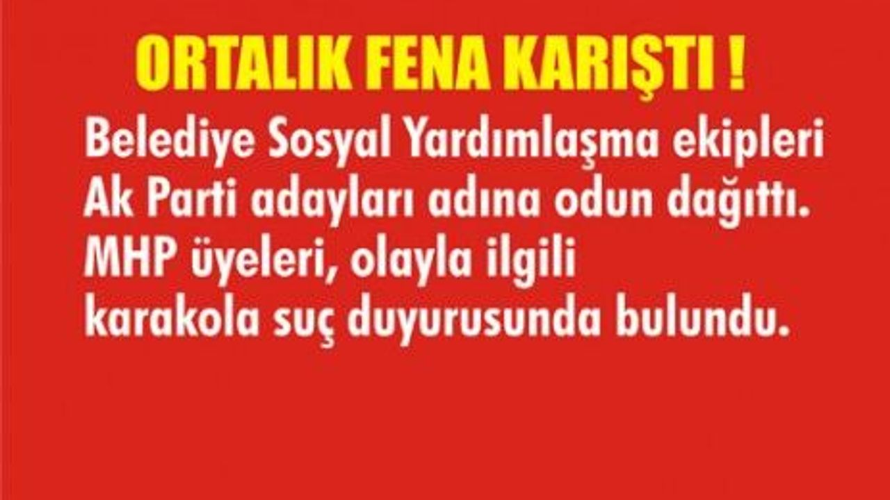 Erzak Dağıttığı İddia Edilen Belediye Görevlileri Karakolluk Oldu