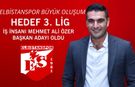 Mehmet Ali Özer, Elbistanspor Başkanlığına Aday Oldu