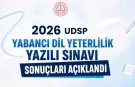 2026 Udsp Yabancı Dil Yeterlilik Yazılı Sınavı Sonuçları Açıklandı
