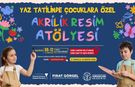 Büyükşehir’den Çocuklara Yaz Hediyesi; Akrilik Resim Atölyesi Başlıyor