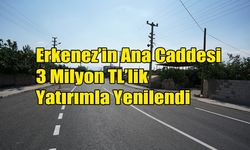 Erkenez’in Ana Caddesi 3 Milyon TL’lik Yatırımla Yenilendi