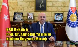Rektör Yasım’ın Kurban Bayramı Mesajı
