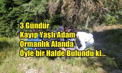 3 Gündür Kayıp Yaşlı Adam Öyle Bir Halde Bulundu ki...