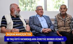 Başkan Mahçiçek’ten 60 Yaş Üstü Vatandaşlara Ücretsiz Berber Hizmeti
