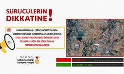 Kahramanmaraş Büyükşehir Belediyesinden Alternatif Güzergâh Uyarısı