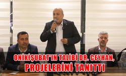 Onikişubat’ın Talibi Dr. Ceyhan, Projelerini Tanıttı