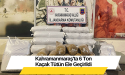 Kahramanmaraş'ta 6 Ton Kaçak Tütün Ele Geçirildi