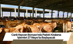 Canlı Hayvan Borsası’nda Padok Kiralama İşlemleri 27 Mayıs’ta Başlayacak