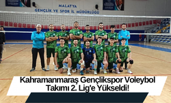 Kahramanmaraş Gençlikspor Voleybol Takımı 2. Lig'e Yükseldi!