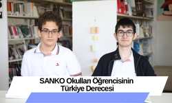 SANKO Okulları Öğrencisinin Türkiye Derecesi