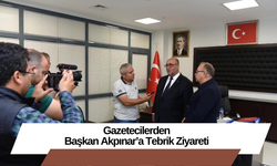 Gazetecilerden Başkan Akpınar’a Tebrik Ziyareti