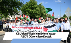 KSÜ’den Filistin için Eylem Yapan ABD’li Öğrencilere Destek