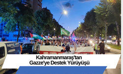 Kahramanmaraş'tan Gazze'ye Destek Yürüyüşü