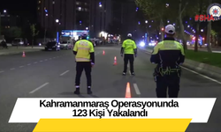 Kahramanmaraş Operasyonunda 123 Kişi Yakalandı