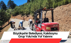 Büyükşehir Belediyesi, Kaleboynu Grup Yolu'nda Yol Yatırımı