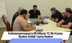 Kahramanmaraş'a 89 Milyon TL'lik Kuzey İlçeleri Asfalt Yama İhalesi