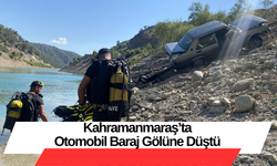 Kahramanmaraş’ta Otomobil Baraj Gölüne Düştü