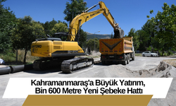 Kahramanmaraş'a Büyük Yatırım, Bin 600 Metre Yeni Şebeke Hattı