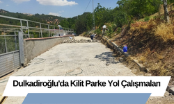 Dulkadiroğlu'da Kilit Parke Yol Çalışmaları