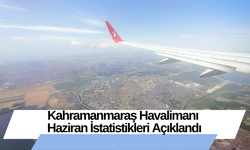 Kahramanmaraş Havalimanı Haziran İstatistikleri Açıklandı