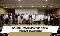 SANKO Üniversitesi’nde Anma Programı Düzenlendi