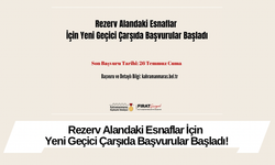 Rezerv Alandaki Esnaflar İçin Yeni Geçici Çarşıda Başvurular Başladı!