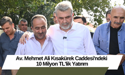 Av. Mehmet Ali Kısakürek Caddesi'ndeki  10 Milyon TL'lik Yatırım