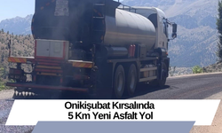 Onikişubat Kırsalında 5 Km Yeni Asfalt Yol