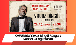 KAFUM’da Yavuz Bingöl Rüzgarı: Konser 24 Ağustos’ta