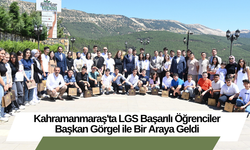 Kahramanmaraş'ta LGS Başarılı Öğrenciler Başkan Görgel ile Bir Araya Geldi