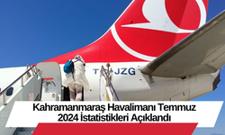 Kahramanmaraş Havalimanı Temmuz 2024 İstatistikleri Açıklandı