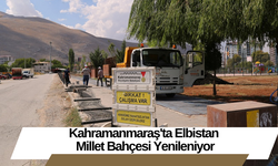 Kahramanmaraş'ta Elbistan Millet Bahçesi Yenileniyor