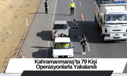 Kahramanmaraş’ta 79 Kişi Operasyonlarla Yakalandı