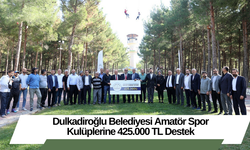 Dulkadiroğlu Belediyesi Amatör Spor Kulüplerine 425.000 TL Destek