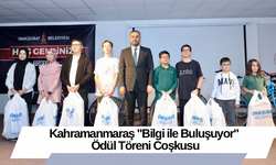 Kahramanmaraş "Bilgi ile Buluşuyor" Ödül Töreni Coşkusu