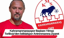 Kahramanmaraşspor Başkanı Yılmaz Terliksiz'den İstiklalspor Antrenmanına Ziyaret