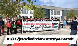 KSÜ Öğrencilerinden Gazze’ye Destek!