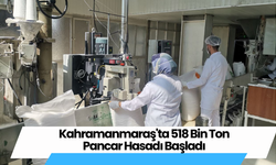 Kahramanmaraş'ta 518 Bin Ton Pancar Hasadı Başladı