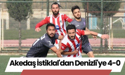 Akedaş İstiklal'dan Denizli'ye 4-0