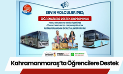 Kahramanmaraş’ta Öğrencilere Destek