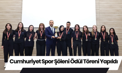 Cumhuriyet Spor Şöleni Ödül Töreni Yapıldı