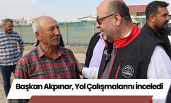 Başkan Akpınar, Yol Çalışmalarını İnceledi