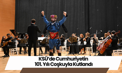 KSÜ’de Cumhuriyetin 101. Yılı Coşkuyla Kutlandı