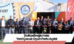 Dulkadiroğlu’nda Yeni Çocuk Oyun Parkı Açıldı