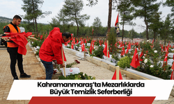 Kahramanmaraş’ta Mezarlıklarda Büyük Temizlik Seferberliği