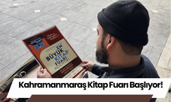 Kahramanmaraş Kitap Fuarı Başlıyor!