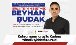 Kahramanmaraş'ta Kadına Yönelik Şiddete Dur De!