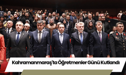 Kahramanmaraş'ta Öğretmenler Günü Kutlandı